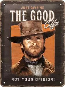 Τενεκεδένια αφίσα 15x20cm The Good Coffee-2