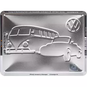 Zinnposter 15x20cm VW - Treffen der Klasse-4