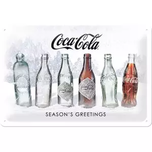Poster de tablă 20x30cm Coca-Cola Albă ca Zăpada-1