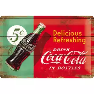 Peltinen juliste 20x30cm Coca-Cola Delic-1