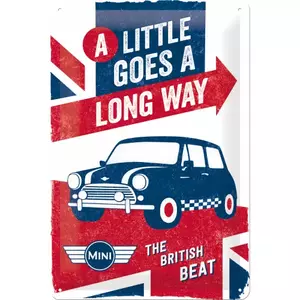 Плакат от калай 20x30cm Mini-A Little Goes a Long Way-1