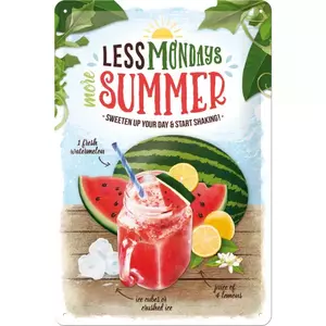 Plakat blaszany 20x30cm Watermelon Summer-1