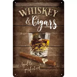 Blikken poster 20x30cm Whiskey-1