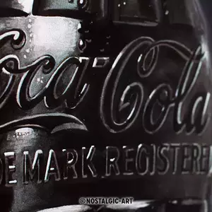 Kositrni plakat 25x50cm Coca-Cola - znak dobrega okusa-3