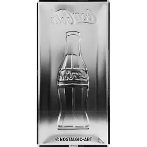 Poster en fer-blanc 25x50cm Coca-Cola-Signe du bon goût-4