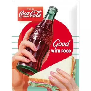 Plechový plagát 30x40cm Coca-Cola Good-1