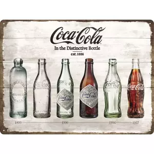 Blechposter 30x40cm Coca-Cola-Flaschen-1