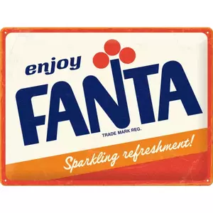 Poster de tablă 30x40cm Fanta Logo Special-1