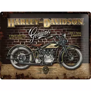 Peltinen juliste 30x40cm Harley-Davidson B:lle-1