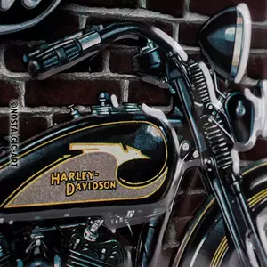Peltinen juliste 30x40cm Harley-Davidson B:lle-2