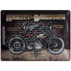 Peltinen juliste 30x40cm Harley-Davidson B:lle-3