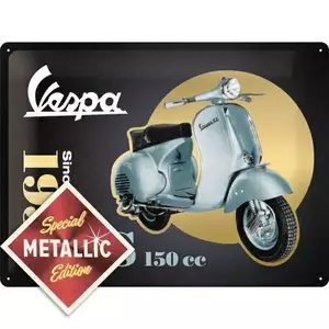 Tinnen poster 30x40cm Vespa-GS 150 Sin Gold-1