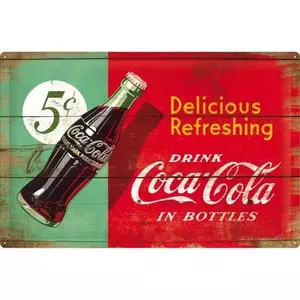 Tinnen poster 40x60cm Coca-Cola-Delicious-1
