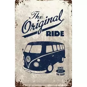 Poster de lata 40x60cm VW Bulli The Original-1