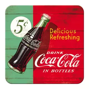 Podstawka pod szklankę korkowo-metalowa Coca-Cola-Delicious Re - 46139