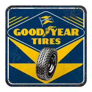 Goodyear-Tires parafa-fém üveg poháralátét-1