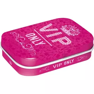 Krabička mentolek Mintbox VIP Pouze růžová-1