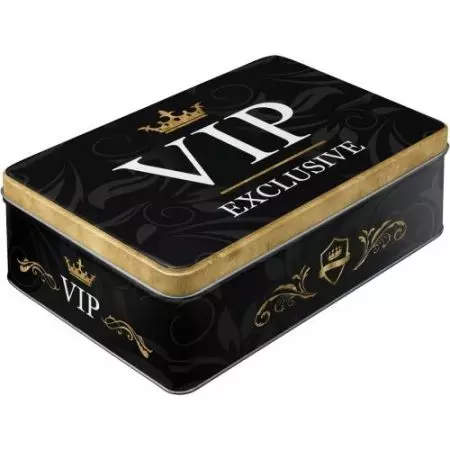 Caja de lata plana VIP Exclusive-1