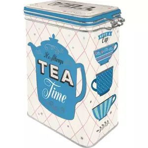 Консервна кутия с щипка за чай-2