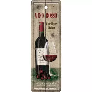Vino Rosso Lesezeichen aus Metall-1