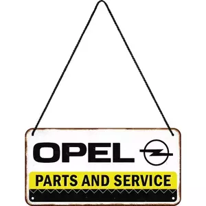 Zawieszka blaszana na ścianę 10x20cm Opel Parts & Service-2