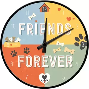 Стенен часовник "Приятели завинаги-1