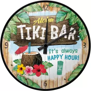 Tiki Bar Wanduhr-1