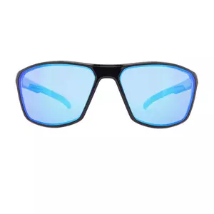 Red Bull Spect Eyewear Raze fumo di vetro nero con specchio blu-1