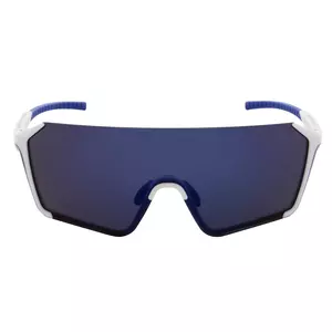 Red Bull Spect Eyewear Jaden fumo di vetro bianco con occhiali revo blu-1