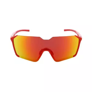 Red Bull Spect Gafas Nick vidrio rojo flash marrón con espejo rojo - NICK-005