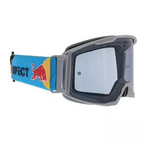 "Red Bull Spect Eyewear Strive" šviesiai pilkos spalvos motociklininko akinių stiklas šviesiai pilkas su blyksniu / šviesiai pilkas + skaidrus - STRIVE-005S