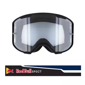 Red Bull Spect Eyewear Strive μαύρα γυαλιά μοτοσικλέτας με διαφανή φλας/διαφανή φακό-1