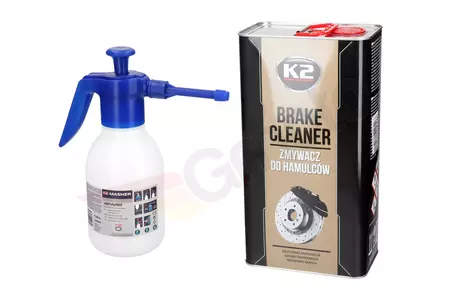 Zmywacz do hamulców K2 Brake Cleaner 5L + opryskiwacz Masner Viton 1.5L - 669219