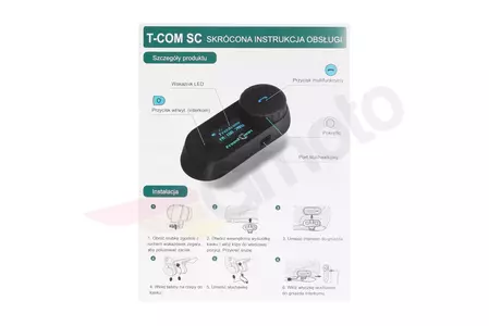 FreedConn Intercomunicador Bluetooth T-Com SC V3 Pro 5.0-16