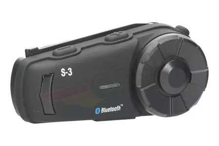 Intercomunicador moto SCS S-3 Bluetooth 1000m FM 1 casco-3