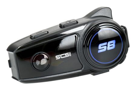 Interkom motocyklowy SCS S-8 Bluetooth 500m 1 kask