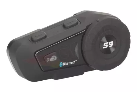 Motorradhelm Gegensprechanlage Intercom SCS S-9 Bluetooth 500m-3