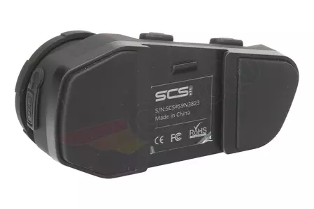 SCS S-9 Bluetooth 500 m intercom til motorcykel 1 hjelm-4