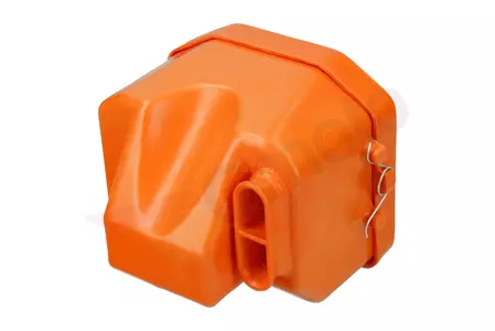 Obudowa filtra powietrza Romet Motorynka pomarańcz PL + sprężynki-2