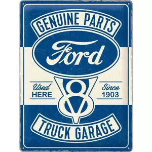 Plakat blaszany 30x40cm Ford - V8 Truck Garag-1