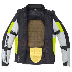Spidi Crossmaster H2Out chaqueta moto textil negro ceniza fluo 5XL-4