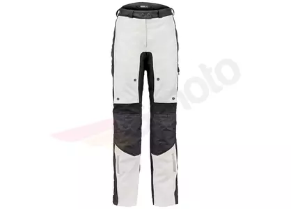 Calças de motociclismo têxteis para mulher Spidi Crossmaster H2Out Lady cinzento-preto XL-1