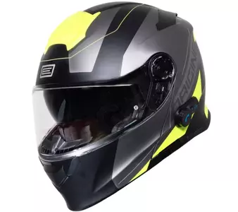 Origine Delta Spike + BT fluo amarillo/negro L casco de moto mandíbula-1