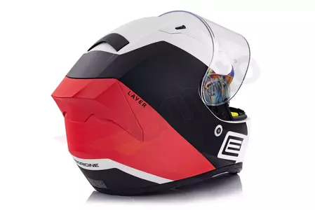 Origine Strada Layer rouge/noir/blanc mat XL casque moto intégral-2