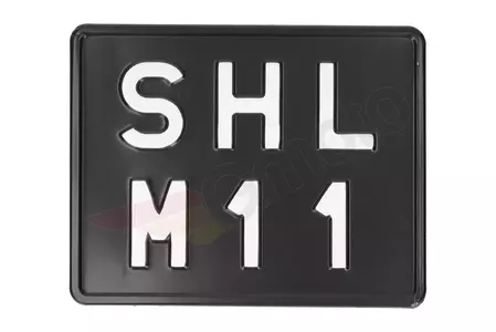 Registarska oznaka SHL M11, crna - 671274