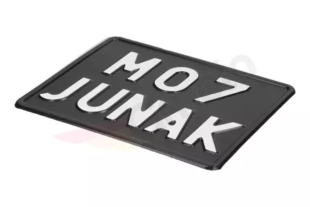 Številčna tablica JUNAK M07 črna-2