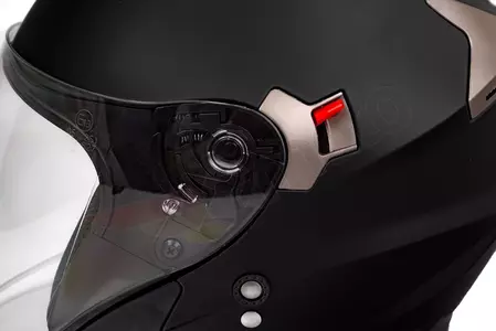 Vini Corse odprta motoristična čelada črna mat XS-12