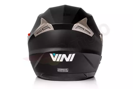 Offener Helm Vini Corse schwarz matt XS-9