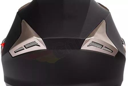 Vini Corse atvērtā motociklista ķivere melna matēta XL-13