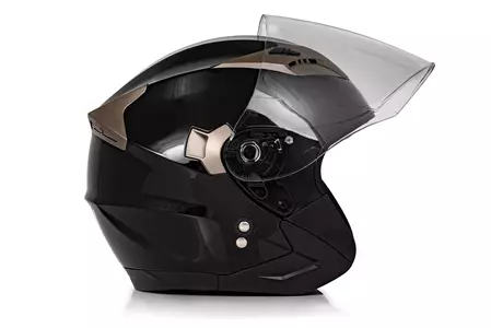 Offener Helm Vini Corse schwarz glänzend S-6